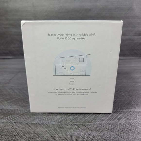Google Nest Wifi Router Wireless Connectivy AC2200 2.4GHz/5GHz Wifi - Picture 6 of 7